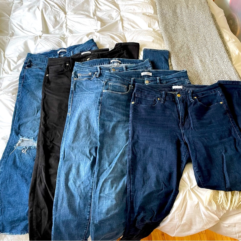 Good American Good Legs denim lot 10/30